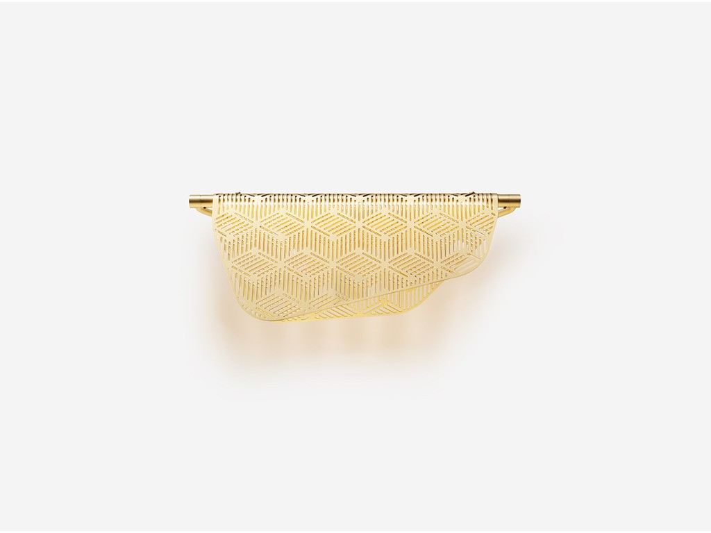 Applique LED Mediterranea en laiton brossé, design Noé Duchaufour- Lawrance, Petite Friture